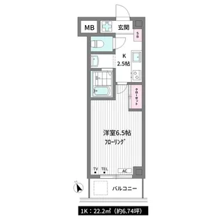 KCプレイス【3階】の間取り