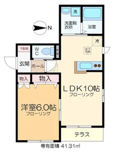 ルミエールメゾン【1階】の間取り
