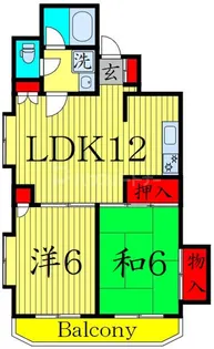 グリーンヒル文京【4階】の間取り