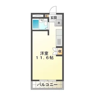 ミュゼ津駅【3階】の間取り