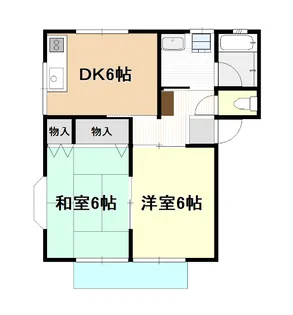 アドニスA棟【2階】の間取り