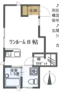 Kコート綾瀬【1階】の間取り