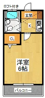 メゾン高橋B棟【2階】の間取り
