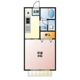グリーンパークときわ【2階】の間取り
