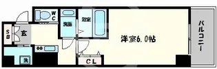 グランパシフィック難波元町【2階】の間取り