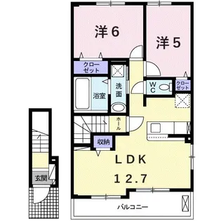 Grande Maison II【2階】の間取り