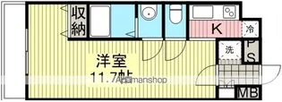 アクアタウンイーストI【4階】の間取り