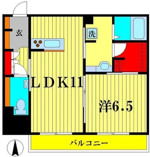 RAFFINE石蔵【3階】の間取り
