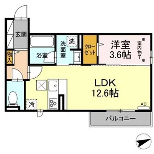 D-west【1階】の間取り