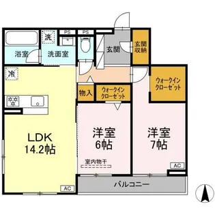 (仮称)沼津市共栄町分譲賃貸PJ【3階】の間取り