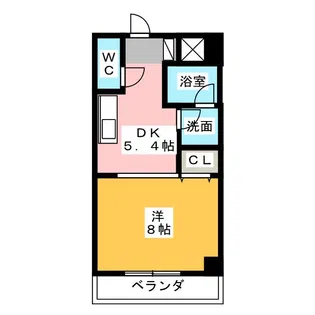 Imperial Oise【3階】の間取り