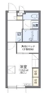 サンライズ小那覇【2階】の間取り