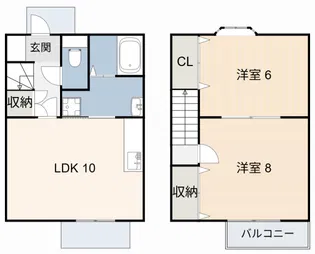 Sophia川端 A・B【1階】の間取り