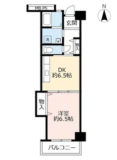 URアクティ学園西町【1階】の間取り