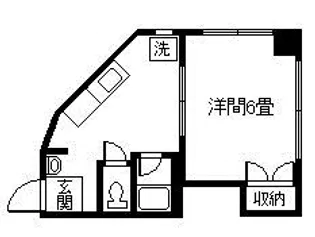 第二中央マンション【1階】の間取り