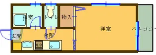西紫ハイツ【4階】の間取り
