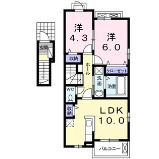 ステラ I【2階】の間取り