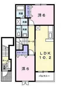 アステリアA【2階】の間取り