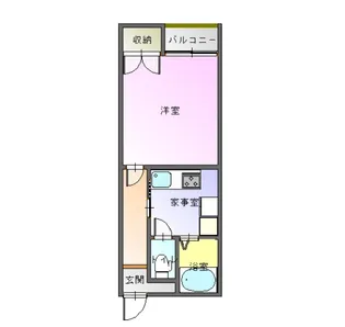 グランドハイツ上戸塚【2階】の間取り