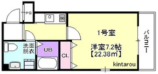 Fragrance Wind【3階】の間取り