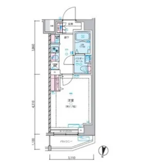 東京都練馬区春日町2【マンション】の間取り