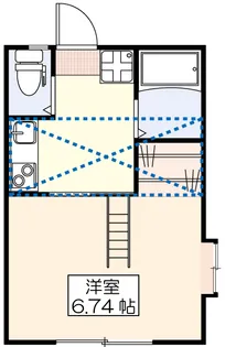 ハイツ小金井【2階】の間取り