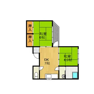 STアパートメント【3階】の間取り