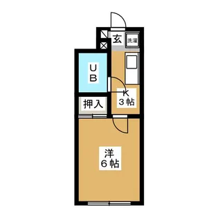 大一コーポ【1階】の間取り