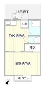 めじろハイツ【2階】の間取り