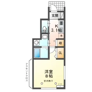ロンターノ【1階】の間取り