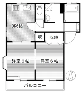 エクセレントC【1階】の間取り