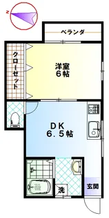 メゾン中須川【1階】の間取り