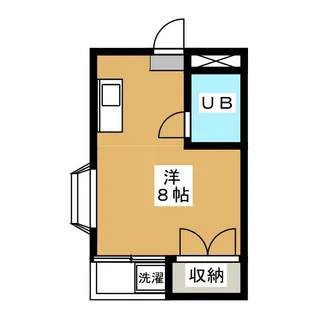 エルムーントビサン1【4階】の間取り
