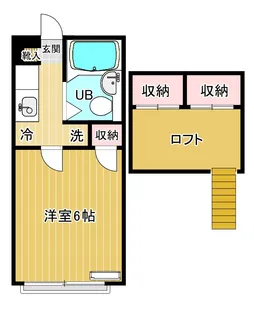 ロフティニューモートI【2階】の間取り