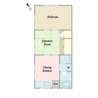 ヒラタハイツI【1階】の間取り