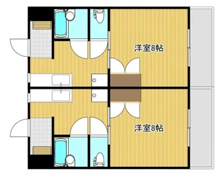 住吉テクトピア【2階】の間取り