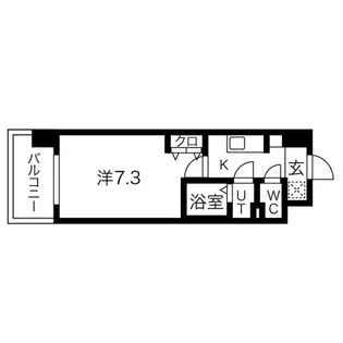 フォーリアライズ北三国ヶ丘【10階】の間取り