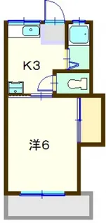 泉ハイツ第五【2階】の間取り