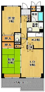 サンフィールズ朝日【3階】の間取り