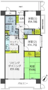 千葉県千葉市花見川区幕張本郷7【マンション】の間取り