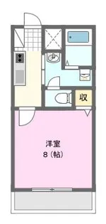 フレアコート【1階】の間取り