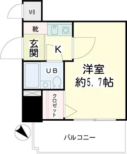 NICEアーバン横濱駅東館【2階】の間取り