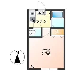 ロイヤルハイツヤマシチ【2階】の間取り