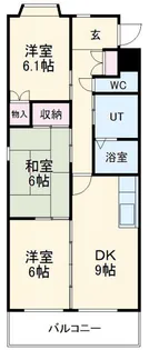 ヴィブレ司【3階】の間取り
