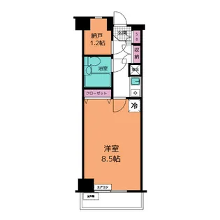 まちのもり本町田【1階】の間取り