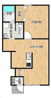 AFC RESIDENCE 上石田【1階】の間取り