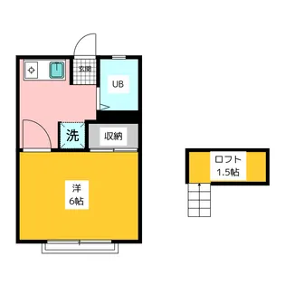 ハイム・エムワン【2階】の間取り