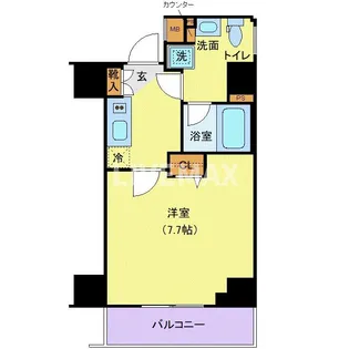 ガリシア池上【7階】の間取り
