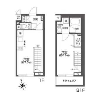 LEGALAND高円寺の間取り