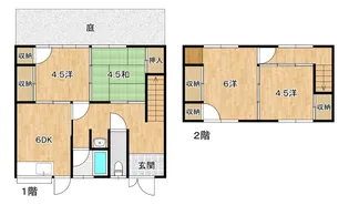 高知県高知市福井町【一戸建】の間取り